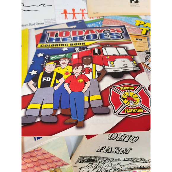 Children's Educational Coloring Workbooks Advertisements '60'70'80'90' 22 pieces - Picture 6 of 13